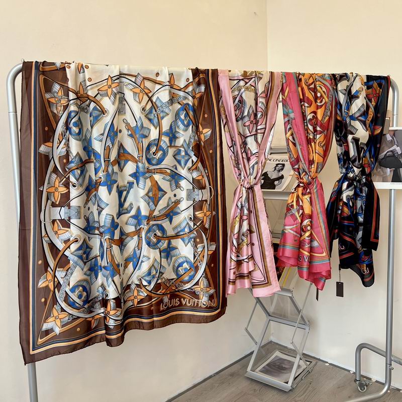 LV silk scarf 90-180cm E08